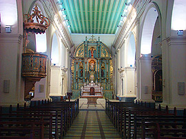 interiér katedrály v Asuncionu