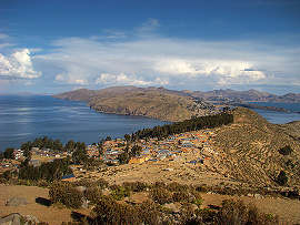výhled na jihovýchodní část Isla del Sol